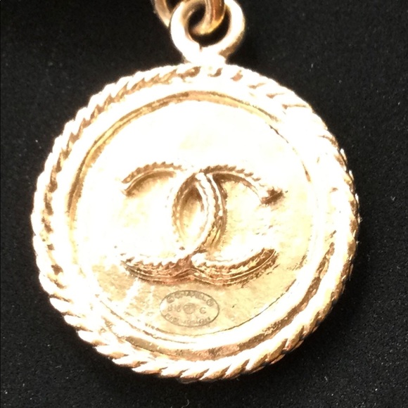 Sold Chanel Triple CC Double Chain Necklace, Metal and Lambskin - Picture 7 of 7